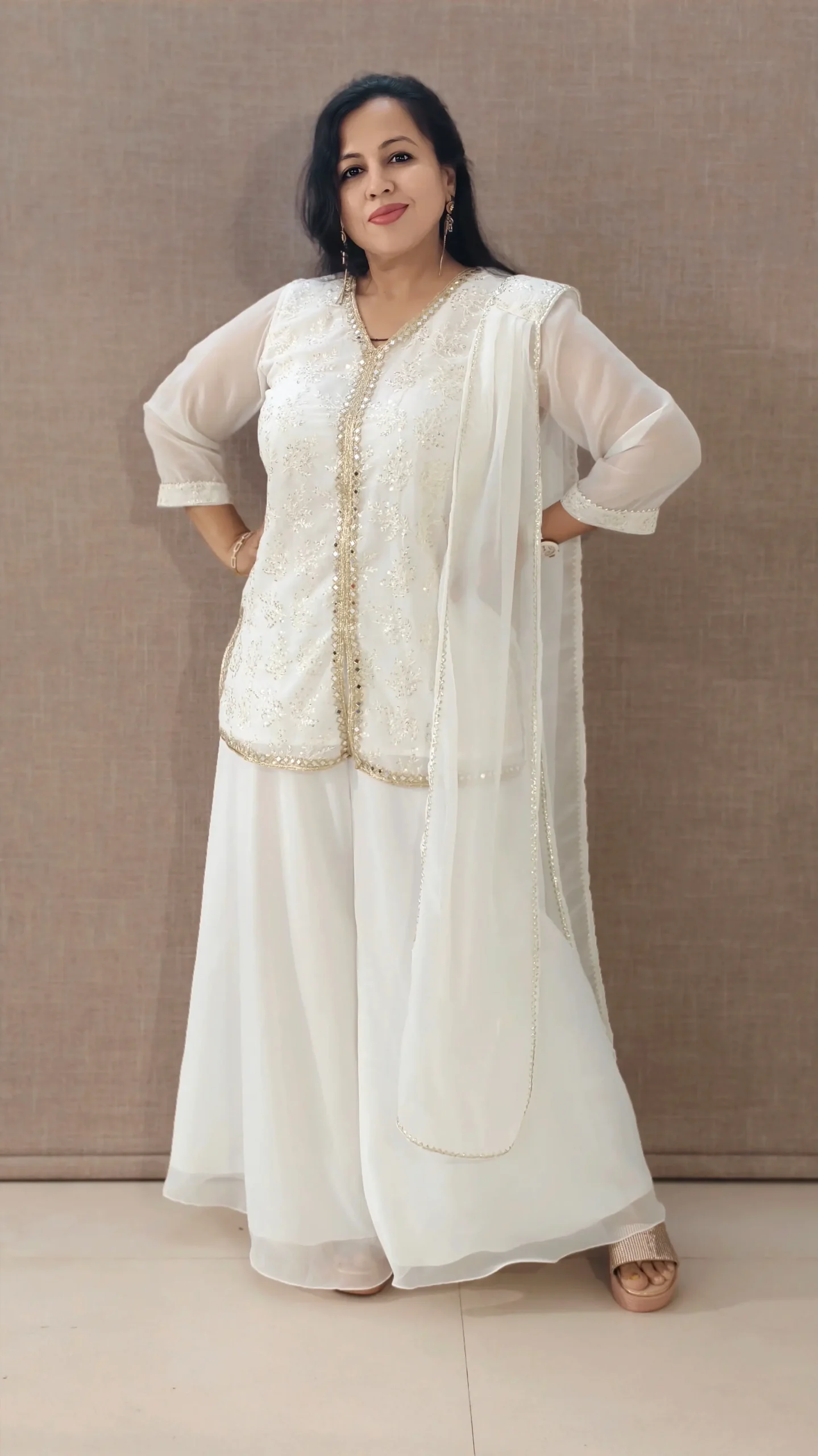 Nine2Five Brand – Elegant Georgette Ensemble